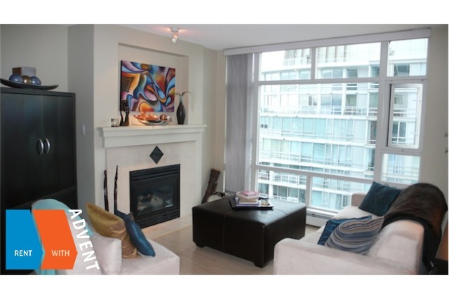 Unfurnished 1 Bedroom & Den Apartment Rental at Aquarius I in Yaletown, Vancouver. 3507 - 1199 Marinaside Crescent, Vancouver, BC, Canada.