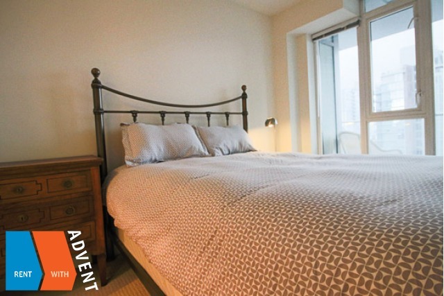 Sapphire in Coal Harbour Furnished 1 Bed 1 Bath Apartment For Rent at 2202-1188 West Pender St Vancouver. 2202 - 1188 West Pender Street, Vancouver, BC, Canada.