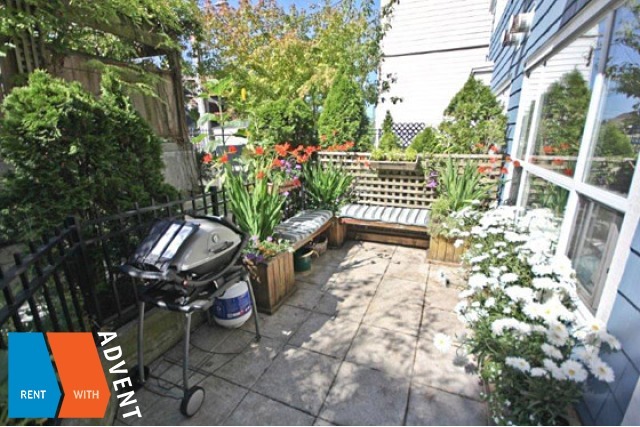 Octona in Kitsilano Furnished 2 Bed 1.5 Bath Townhouse For Rent at 2442 West 4th Ave Vancouver. 2442 West 4th Avenue, Vancouver, BC, Canada.