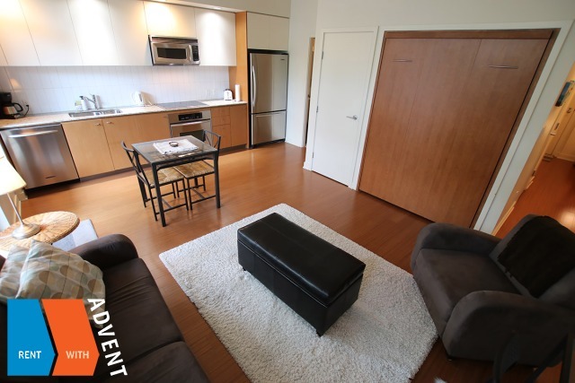 Fully Furnished Executive Studio For Rent at Heather at Tapestry in Fairview in Westside Vancouver. 103 - 2851 Heather Street, Vancouver, BC, Canada.