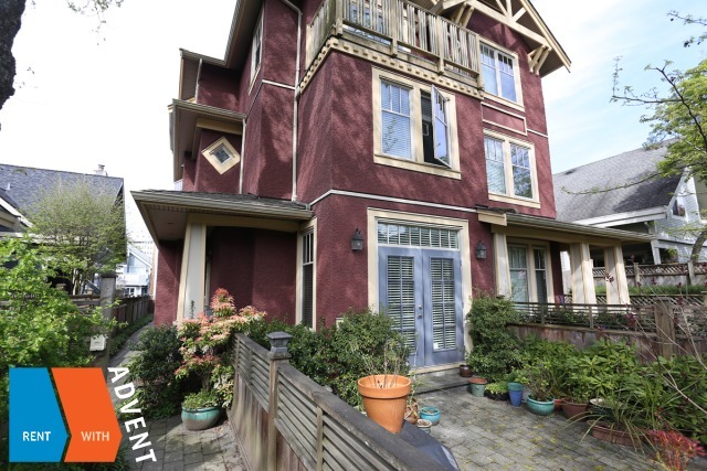 Fairview Townhome in Fairview Unfurnished 3 Bed 2.5 Bath Townhouse For Rent at 837 West 14th Ave Vancouver. 837 West 14th Avenue, Vancouver, BC, Canada.