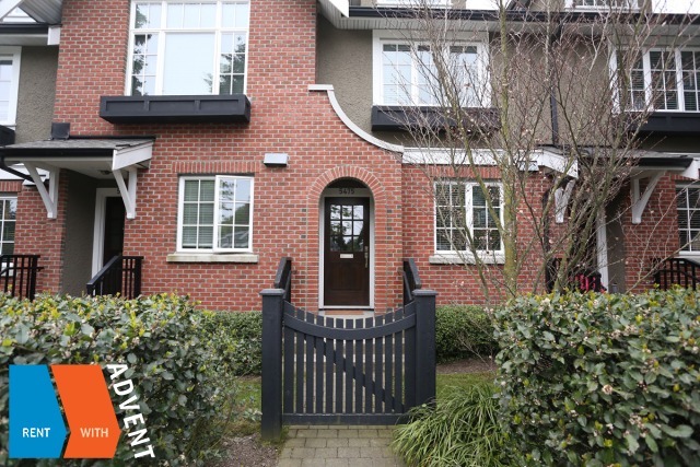 Stirling in Dunbar Unfurnished 3 Bed 2.5 Bath Townhouse For Rent at 5475 Dunbar St Vancouver. 5475 Dunbar Street, Vancouver, BC, Canada.
