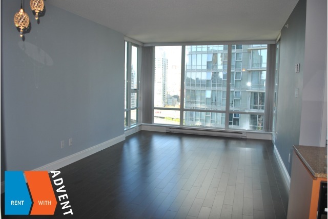 Unfurnished 1 Bedroom Luxury Apartment For Rent at Azura in Yaletown. 1801 - 1495 Richards Street, Vancouver, BC, Canada.