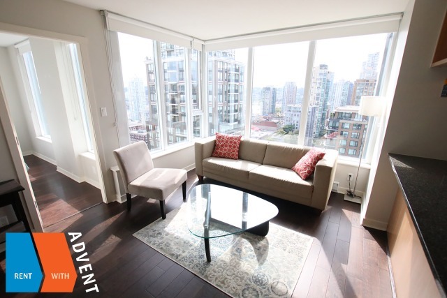 The Gallery in Yaletown Furnished 2 Bed 2 Bath Apartment For Rent at 2107-1010 Richards St Vancouver. 2107 - 1010 Richards Street, Vancouver, BC, Canada.