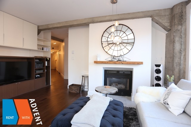 1 Bedroom Luxury Furnished Apartment Rental at The Murchies Building in Yaletown. 209 - 1216 Homer Street, Vancouver, BC, Canada.