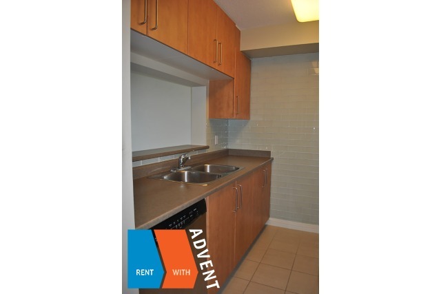 17th Floor Mountain View 1 Bedroom Apartment For Rent at Urba in Renfrew, East Vancouver. 1710 - 5380 Oben Street, Vancouver, BC, Canada.