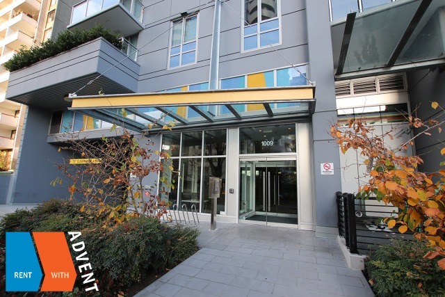 Furnished Luxury 12th Floor 1 Bedroom Apartment Rental at Modern in The West End. 1201 - 1009 Harwood Street, Vancouver, BC, Canada.