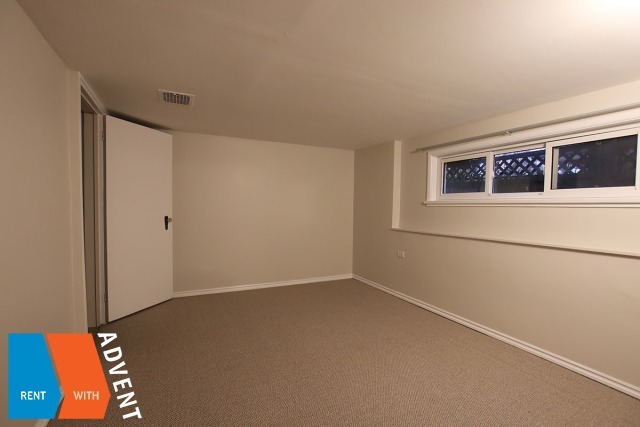Unfurnished 1 Bedroom Basement Suite For Rent in Renfrew Heights East Vancouver. 3289 East 25th Avenue, Vancouver, BC, Canada.