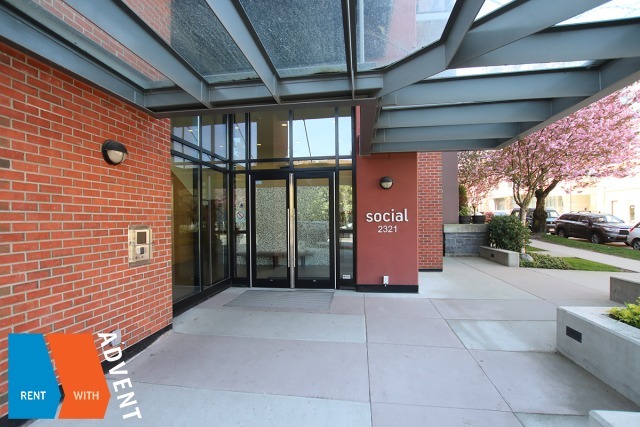 Social in Mount Pleasant East Furnished 1 Bed 1 Bath Apartment For Rent at 303-2321 Scotia St Vancouver. 303 - 2321 Scotia Street, Vancouver, BC, Canada.
