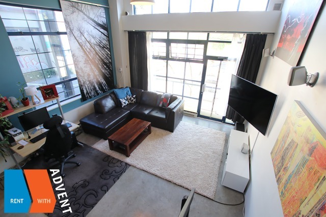 Artworks in Mount Pleasant East Furnished 1 Bed 2 Bath Loft For Rent at 116-237 East 4th Ave Vancouver. 116 - 237 East 4th Avenue, Vancouver, BC, Canada.