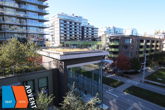  1 Bedroom + Flex & Solarium Apartment Rental at The Wall Centre False Creek at The Olympic Village. 506 - 138 West 1st Avenue, Vancouver, BC, Canada.