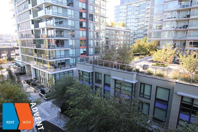  1 Bedroom + Flex & Solarium Apartment Rental at The Wall Centre False Creek at The Olympic Village. 506 - 138 West 1st Avenue, Vancouver, BC, Canada.
