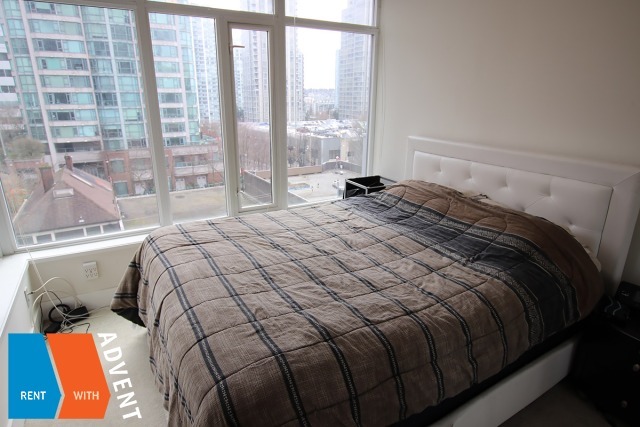 1 Bedroom & Den Apartment Rental at The Beasley in Yaletown, Vancouver. 609 - 888 Homer Street, Vancouver, BC, Canada.