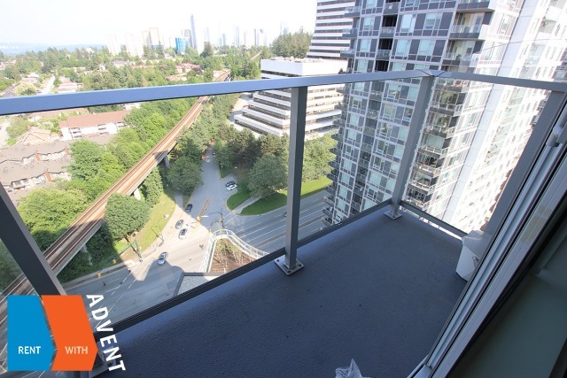 26th Floor Mountain View 1 Bed Apartment Rental at Wall Centre Central Park Tower 3 in East Vancouver. 2601 - 5470 Ormidale Street, Vancouver, BC, Canada.