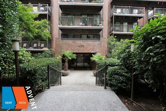 Hempstead Manor in The West End Unfurnished 1 Bed 1 Bath Apartment For Rent at 311-1655 Nelson St Vancouver. 311 - 1655 Nelson Street, Vancouver, BC, Canada.