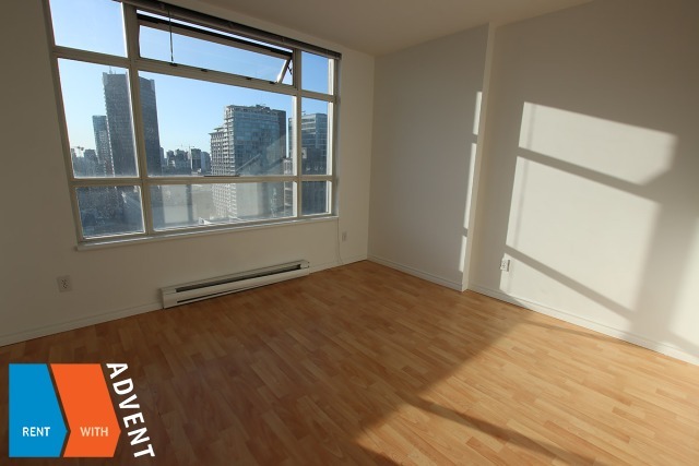 Unfurnished 1 Bedroom & Solarium Apartment Rental at Conference Plaza in Downtown Vancouver. 2701 - 438 Seymour Street, Vancouver, BC, Canada.