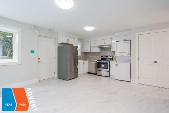 Renfrew Collingwood Unfurnished 2 Bed 1.5 Bath Garden Suite For Rent at 2441B East 40th Ave Vancouver. 2441B East 40th Avenue, Vancouver, BC, Canada.