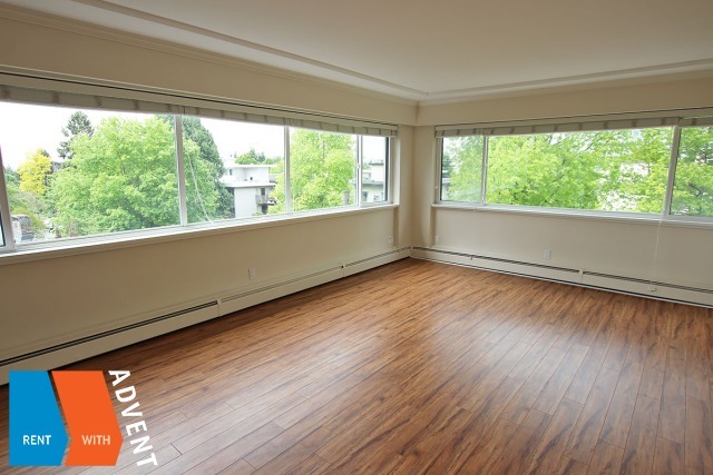 4th Floor Unfurnished 2 Bedroom Apartment For Rent at Aish Place in Kerrisdale. 404 - 5926 Yew Street, Vancouver, BC, Canada.