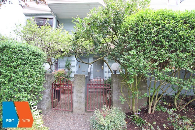 The Village in The West End Unfurnished 2 Bed 1.5 Bath Townhouse For Rent at 1503 Barclay St Vancouver. 1503 Barclay Street, Vancouver, BC, Canada.
