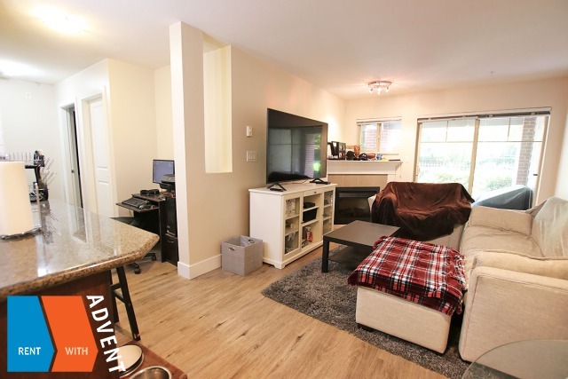 Bordeaux Unfurnished Ground Level 2 Bedroom Apartment Rental in Central Port Coquitlam. 110 - 2468 Atkins Avenue, Port Coquitlam, BC, Canada.