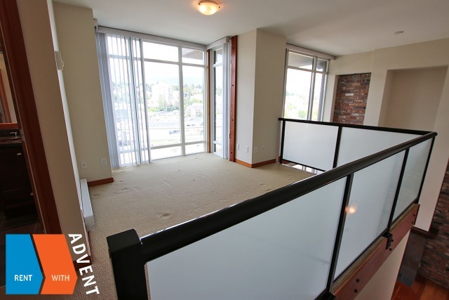 Modern 2 Level City View 1 Bedroom Loft For Rent at Murano Lofts in New Westminster Quay. 410 - 7 Rialto Court, New Westminster, BC, Canada.
