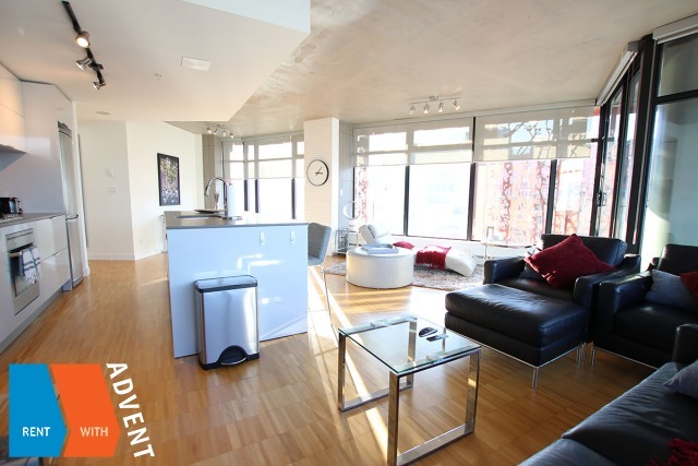 Luxury Furnished 2 Bed Apartment Rental With Panoramic Views at Woodwards W43 in Gastown. 1610 - 128 West Cordova Street, Vancouver, BC, Canada.