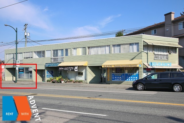 1500 sq.ft. Street Front Commercial Retail Space For Lease in Knight, East Vancouver. 4510 Victoria Drive, Vancouver, BC, Canada.