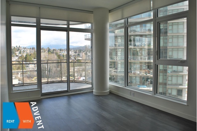 11th Floor Mountain View 1 Bed & Den Apartment For Rent at Etoile in Brentwood, Burnaby. 1103 - 5311 Goring Street, Burnaby, BC, Canada.