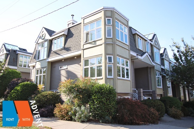 The Fountains in Fairview Unfurnished 3 Bed 2.5 Bath Townhouse For Rent at 2263 Heather St Vancouver. 2263 Heather Street, Vancouver, BC, Canada.