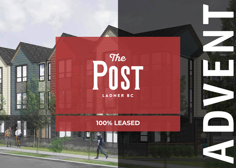 The Post Townhouse Rentals in Ladner, BC. 100% Leased!