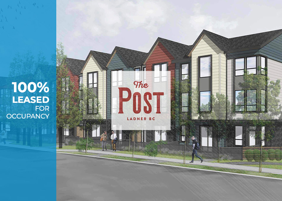 The Post Townhouse Rentals in Ladner, BC. 100% Leased For Occupancy!