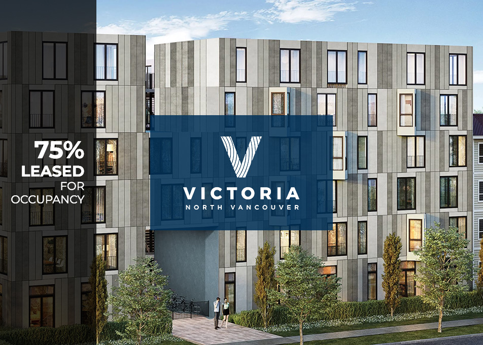 VICTORIA: 64 Brand new apartment rentals in Central Lonsdale, North Vancouver, BC. 75% Leased For Occupancy!