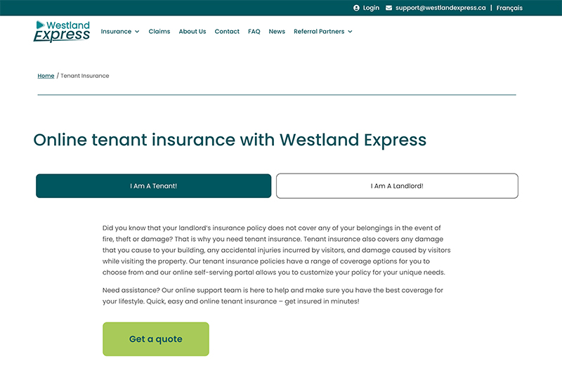 Go to Westland's Website >>
